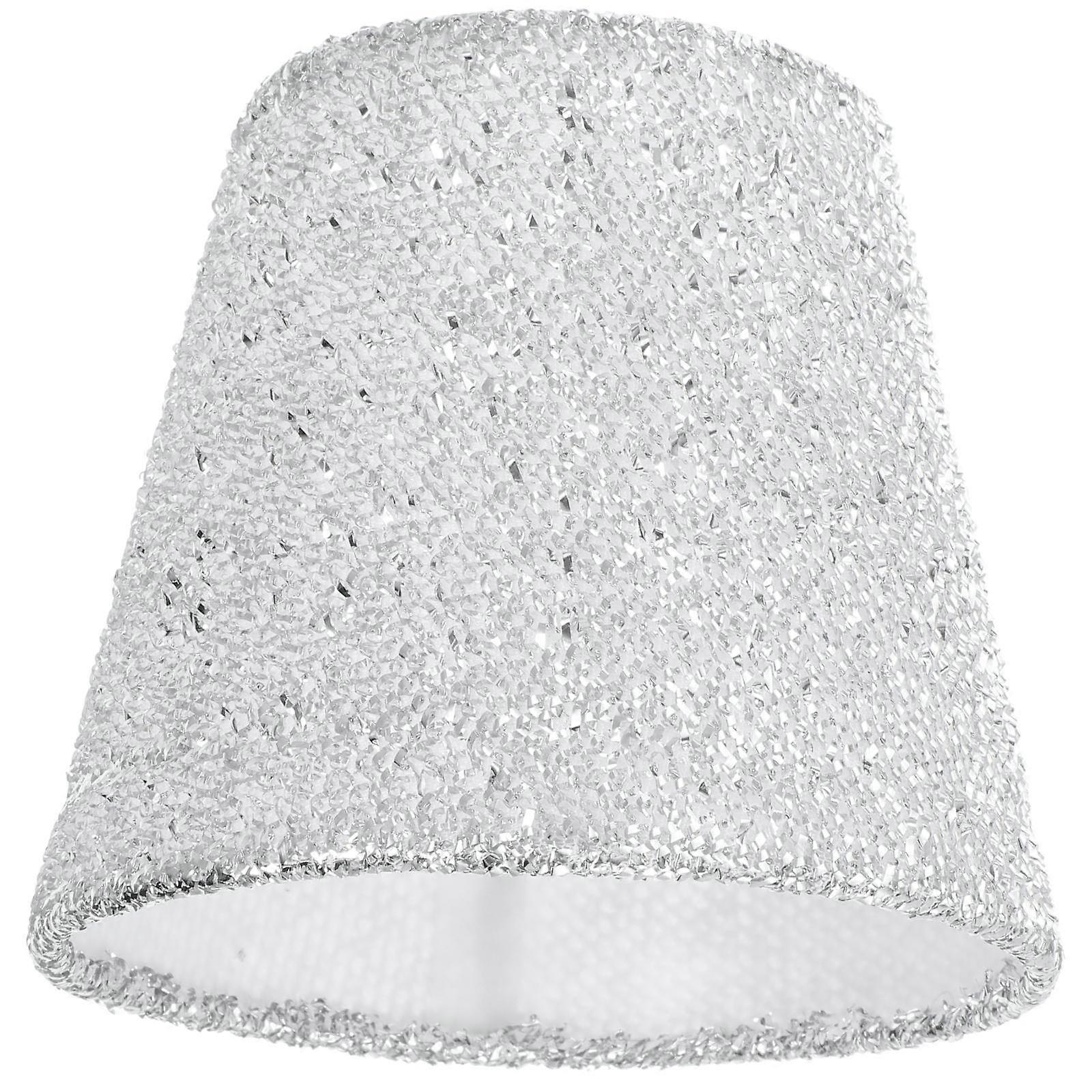 Glitter Pattern Small Lampshade Base for Table and Desk Lamps – Adds Warm Ambiance to Bedroom, Living Room, and Office Spaces