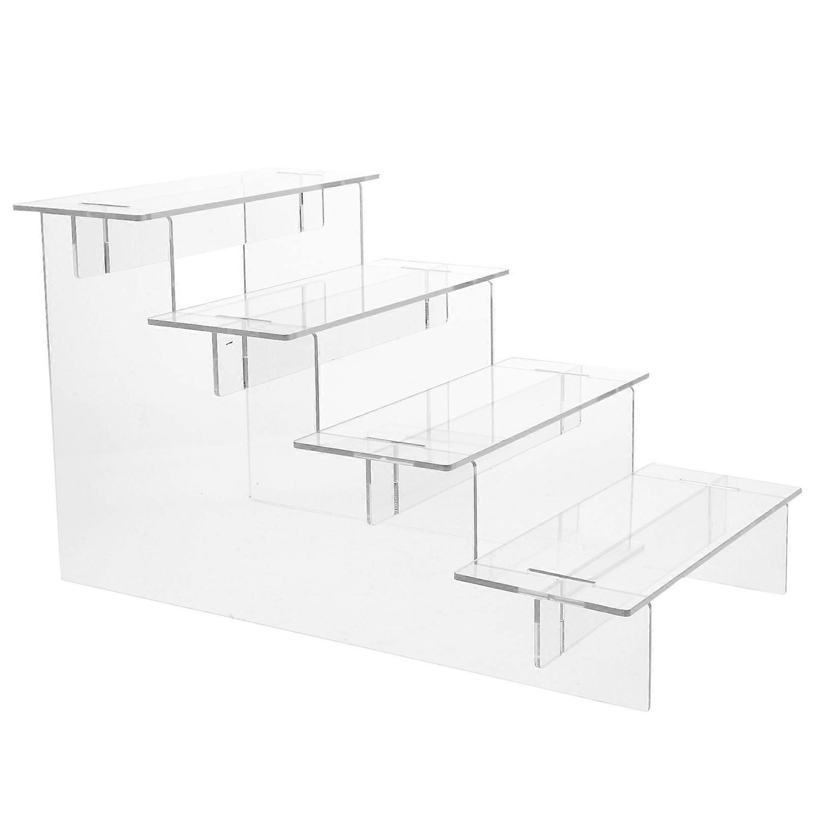 Rectangular Perfume Organizer Shelf For Collectors On Dress Table Cabinets Transparent Design Simple Chic 1Set