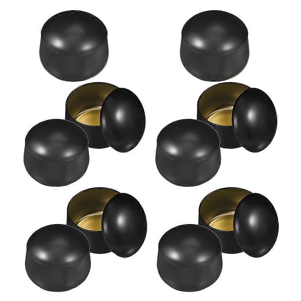 Tinplate Airtight Tea Container For Tea Drinking Storage Box 8.80X8.80X6.80CM 10Set