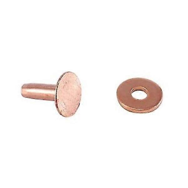 Fastening Meteorite Iron Copper Rivets Punch Burr Copper Rivet Setting Tools For Belts Wallets Necklaces