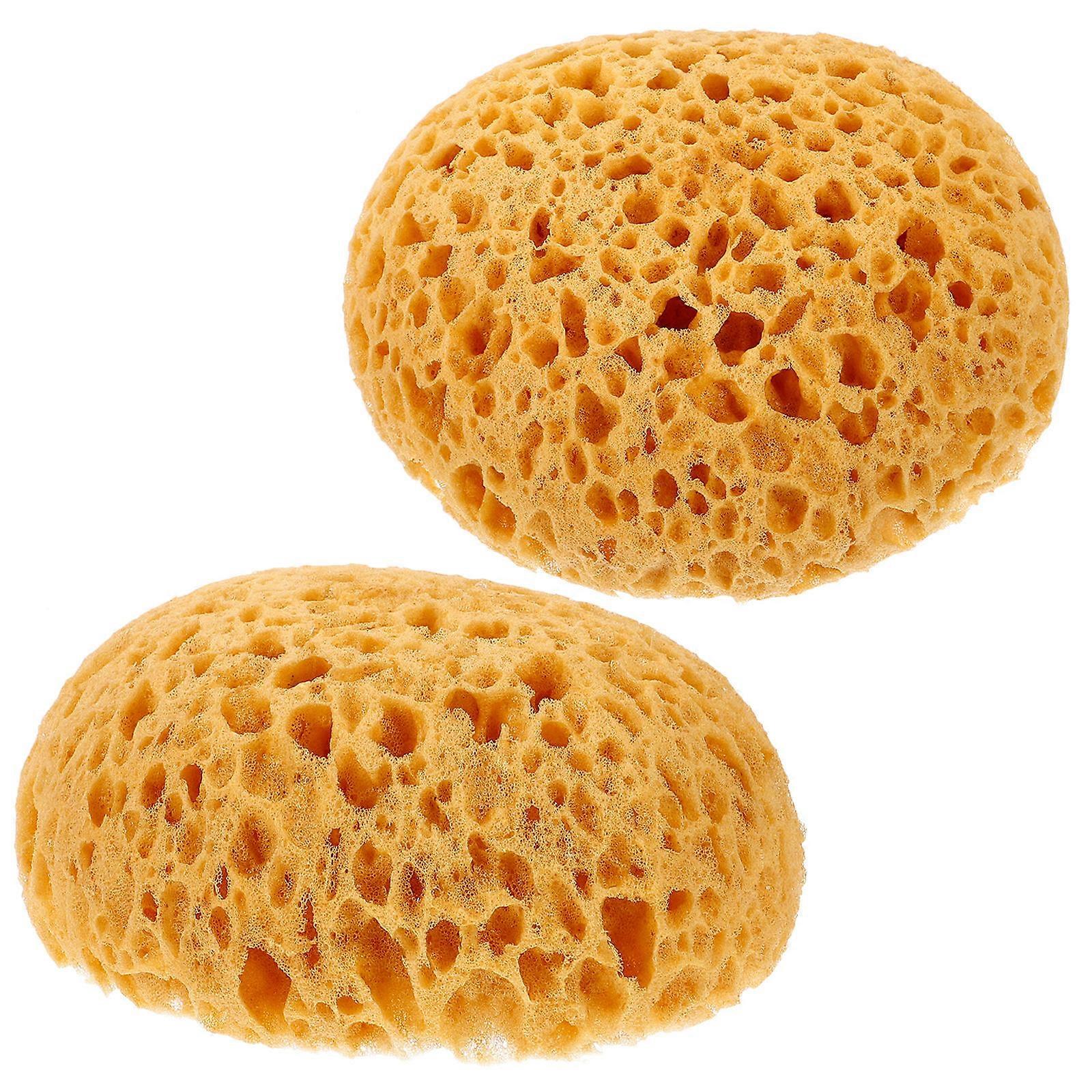 Wall Repair Texture Sponge Drywall Patch For Home Decoration Yellow 13.00X10.00X2.50CM 2Pcs