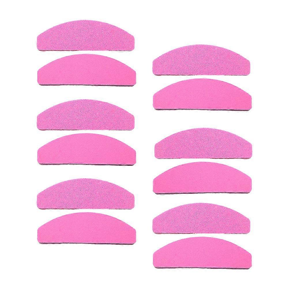 Pink Nail File for Nail Art Use Made of Sturdy Material Suitable for Home Salon 20PCS