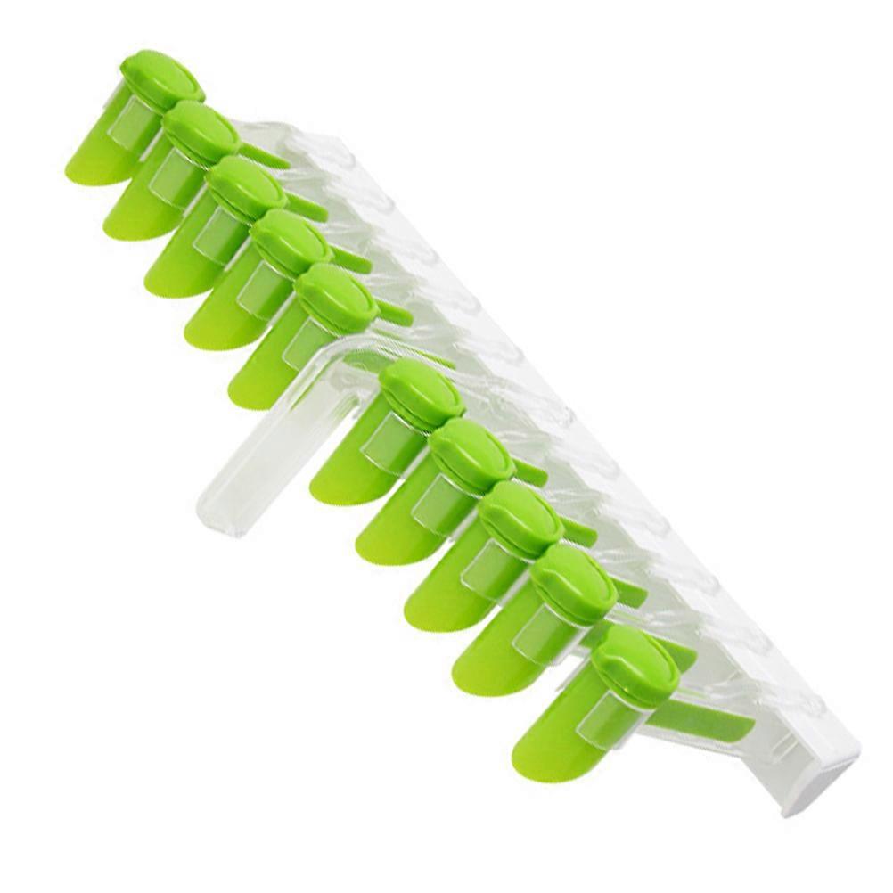 Wall Mountable Spice Rack Organizer in Multi Color Plastic for Tidy Kitchen Storage 7.5 x 4.2 Inches