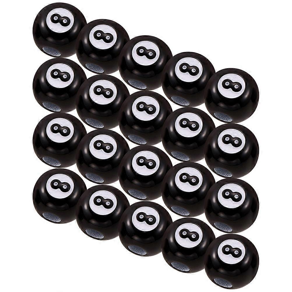 50pcs Acrylic Billiards Loose Spacer Beads Tiny Beads for DIY Jewelry Making