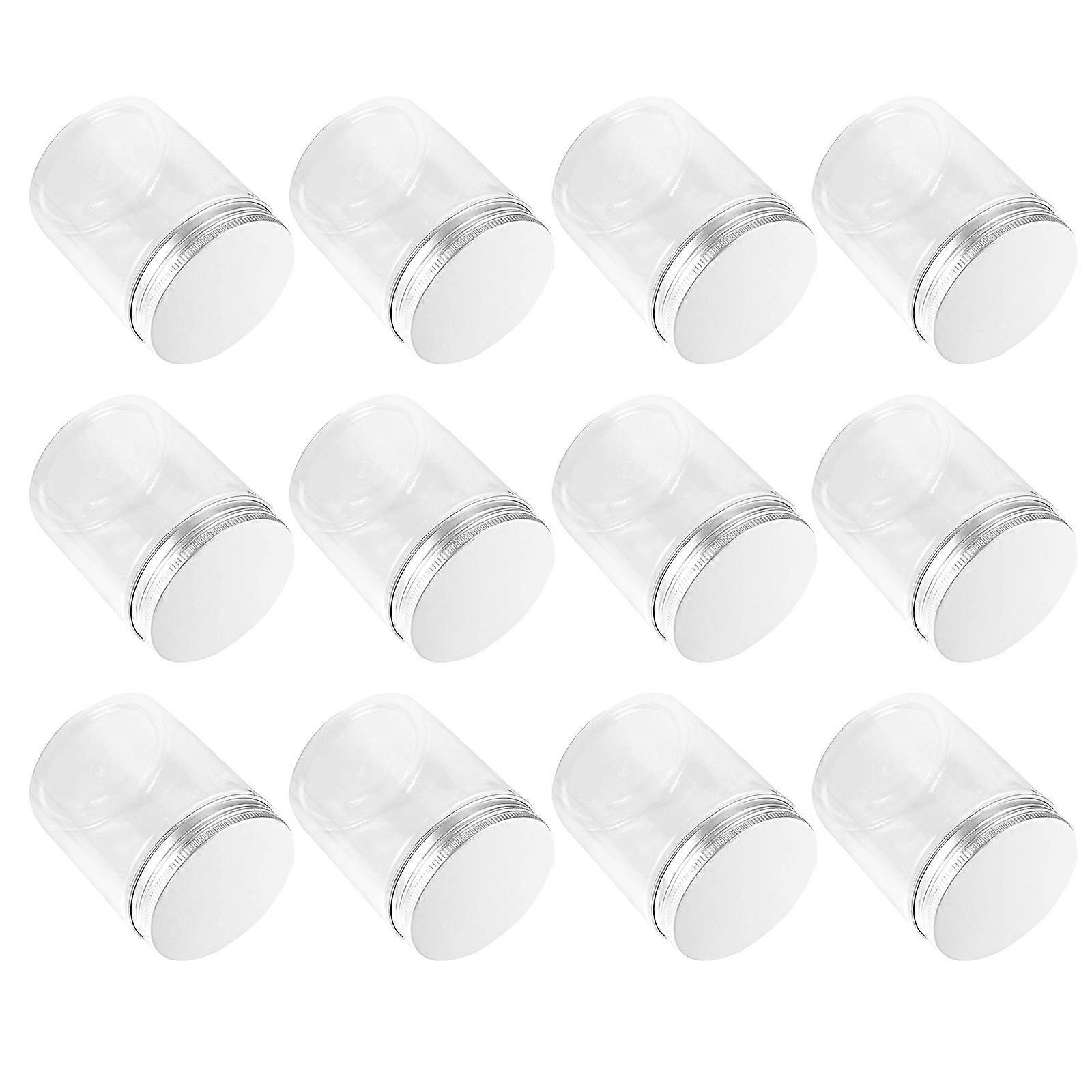 Kitchen Storage Bottle Grain Storage Jar Transparent Color Sealed Function 9X7X7CM 12Pcs
