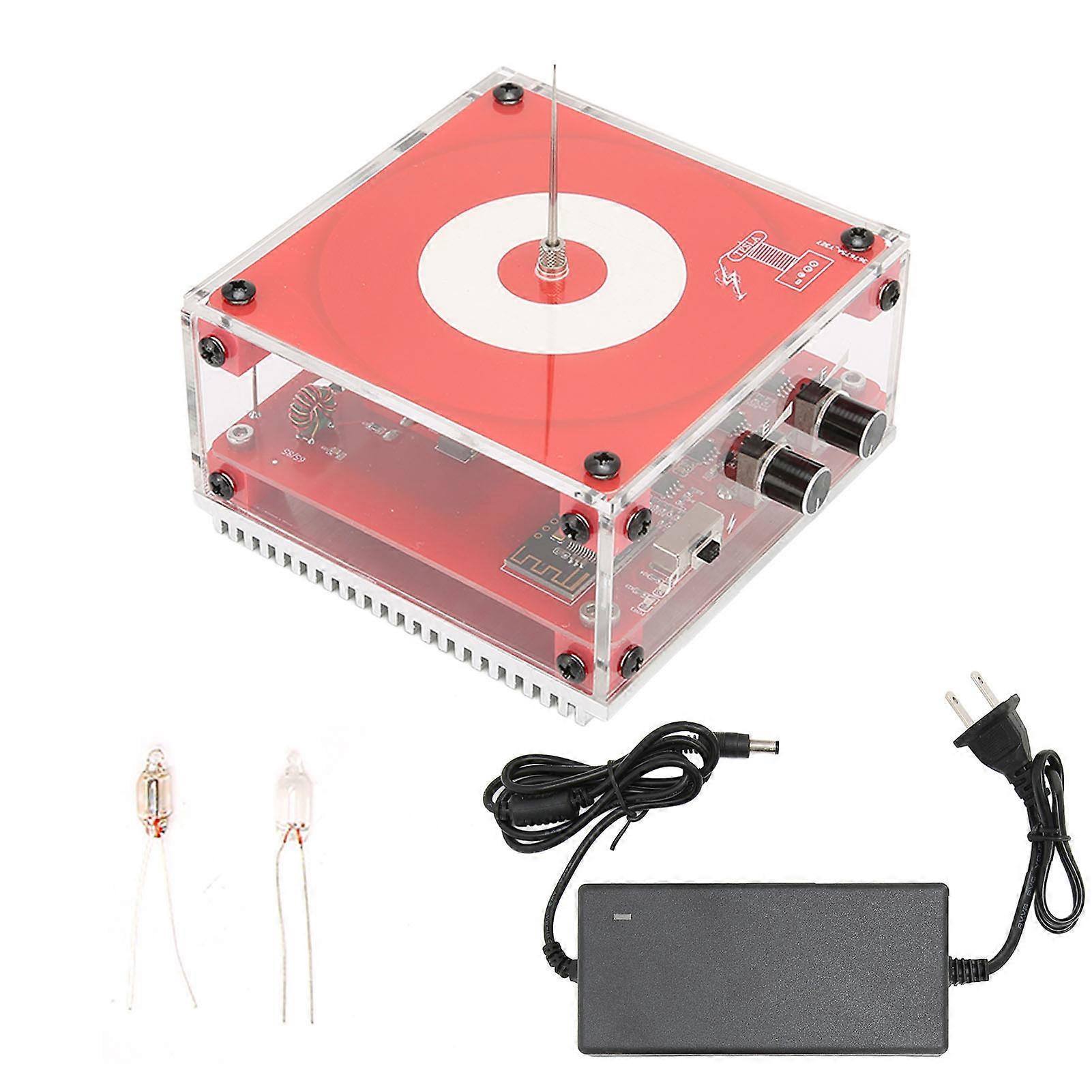 4-Inch Bluetooth Music Tesla Coil with Artificial Lighting and Plug & Play Fun