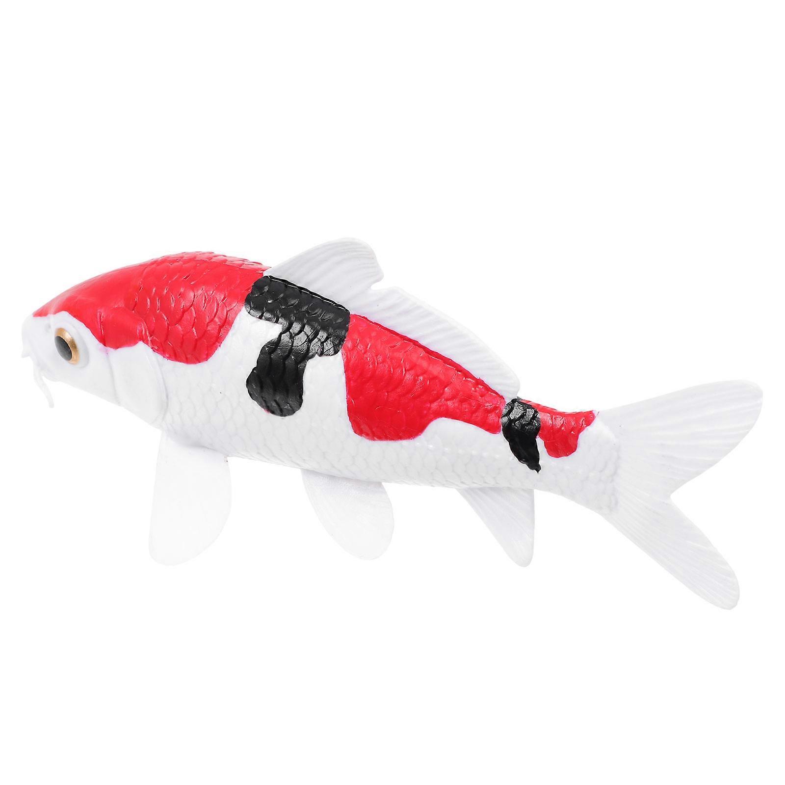 Creative Plastic Fish Decoration for Home Office Simple Artistic Design