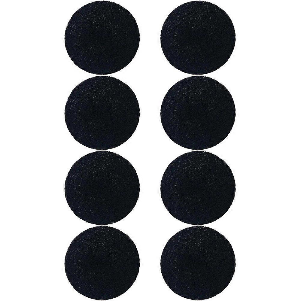 Trash Can Filter Pads 8Pcs Deodorization Replacement Foam For Home Use 16X16Cm Black