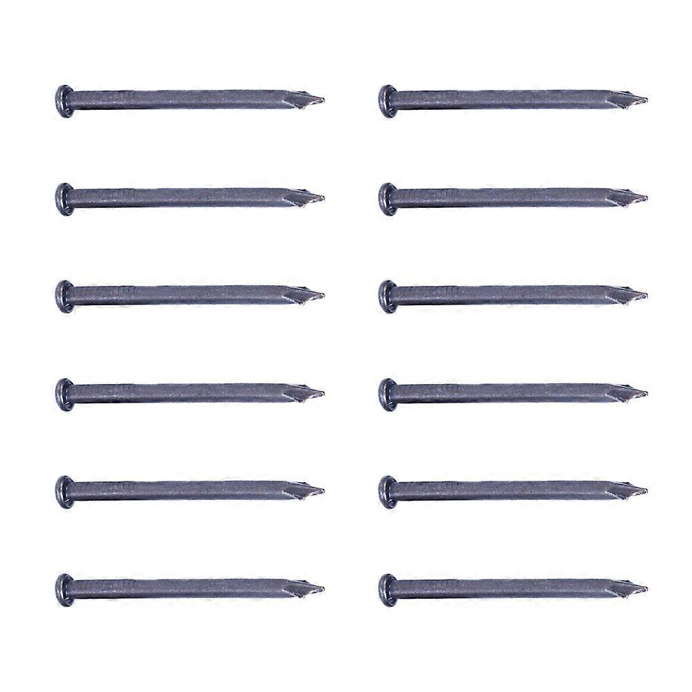 50Pcs Black Carbon Steel Concrete Nails Thickened Point Tip Design for Fixing 2.5 Inch