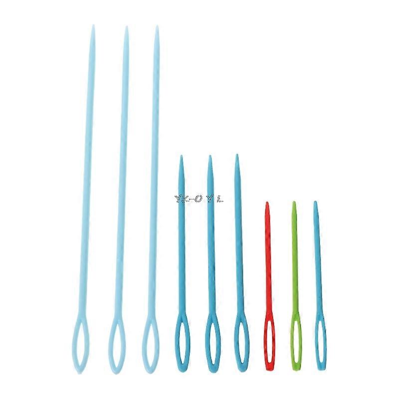Plastic Crochet Hooks 9 Pcs Plastic Crochet Hooks Crochet Needles Sewing Utensils Sewing Crafts