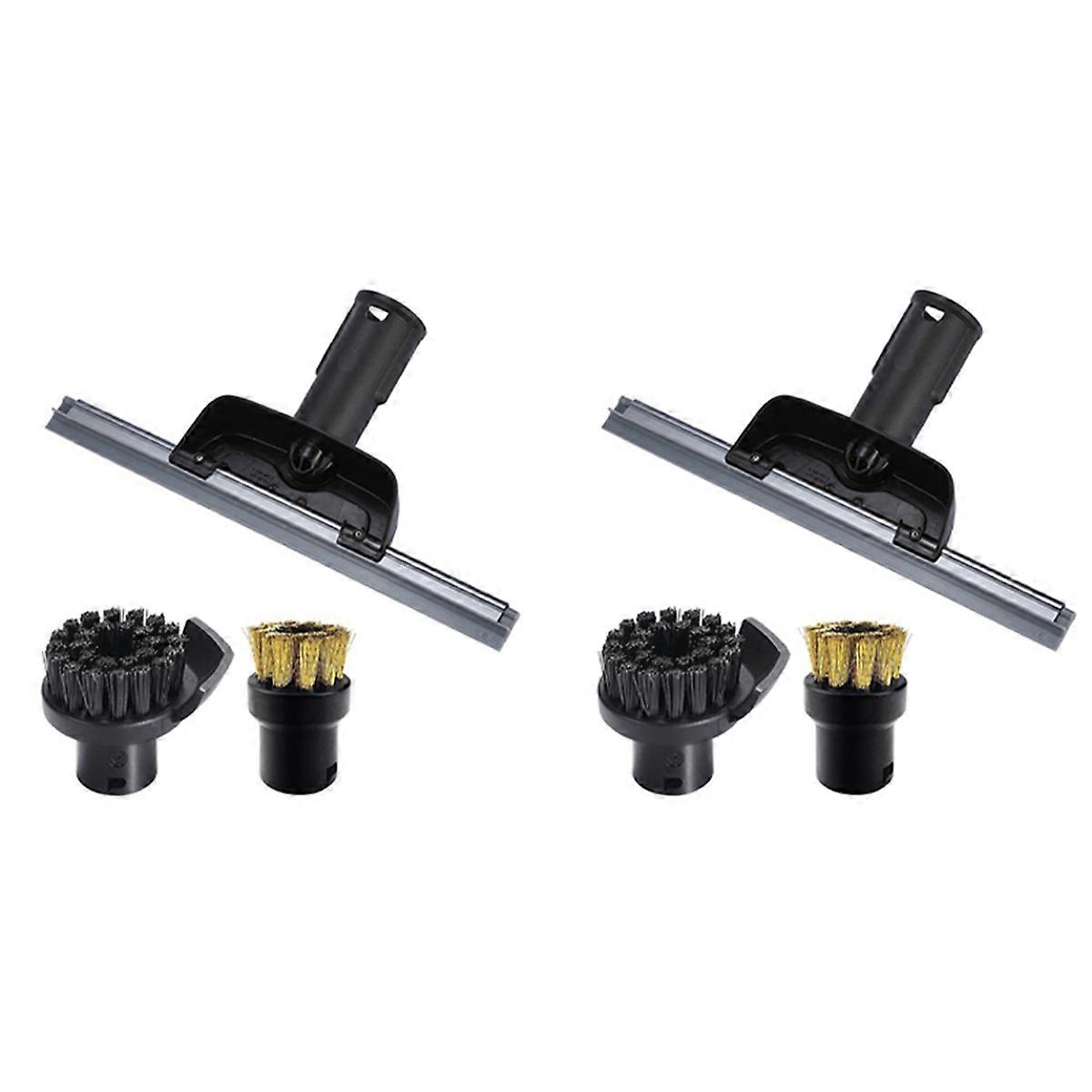 2X for SC2 SC3 SC4 SC5 CTK10 Window Nozzle Scraper Round Brush for Steam Cleaner Mirrors,Clean Slit