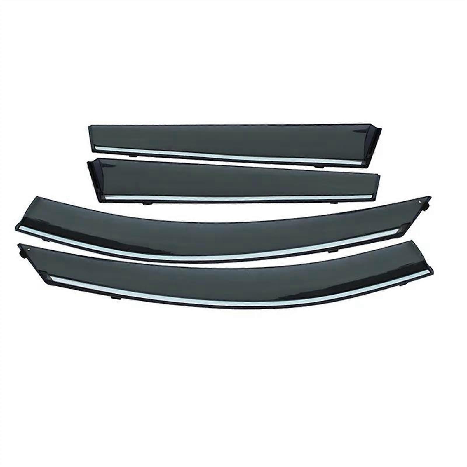 Window Visor Chrome Trim 2015-2018 Side Deflectors Rain Guards Wind Deflectors for Kia KX3