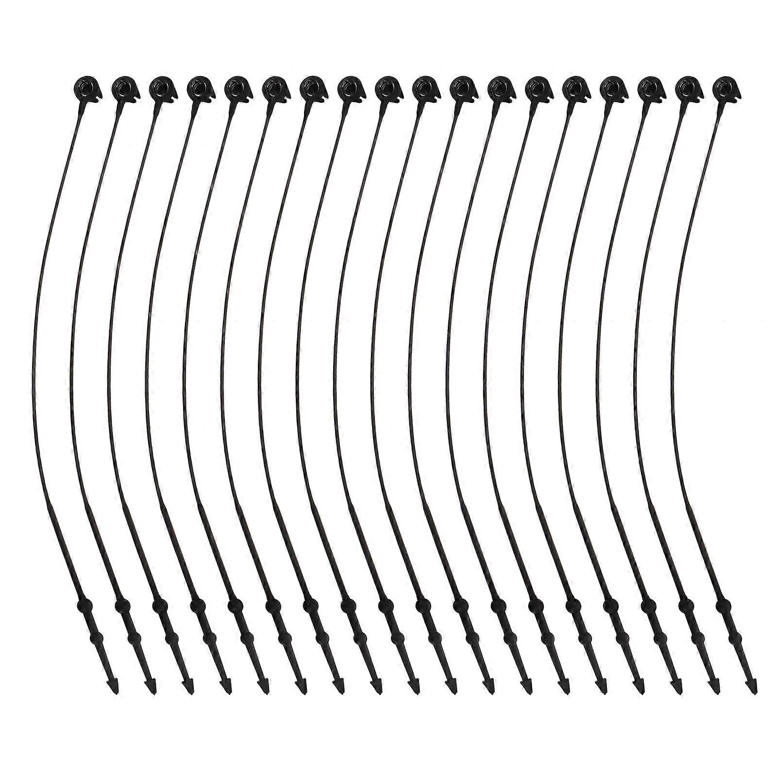 Black Plastic Tags Fastener Snap Lock for Fastening Use 5000Pcs