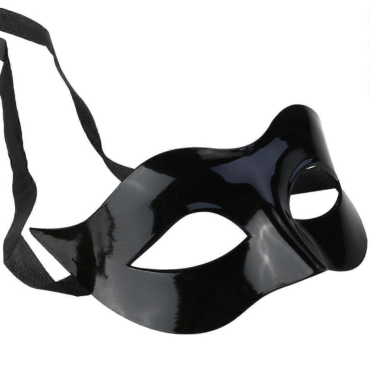 Venetian Masquerade Mask for Halloween, Soft Fabric Ribbon and Nose , Event Ready
