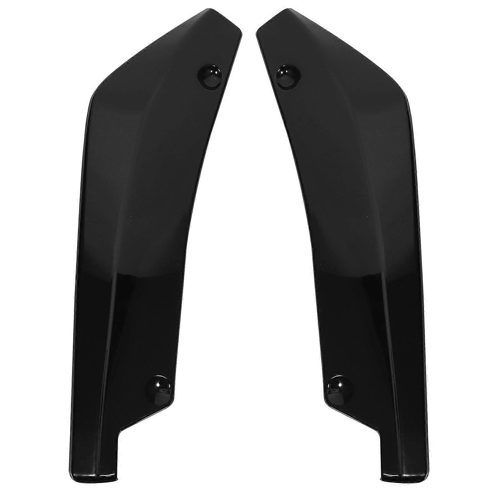 2pcs Rear Bumper Lip Spoilers Car Modified Diffuser Spoilers