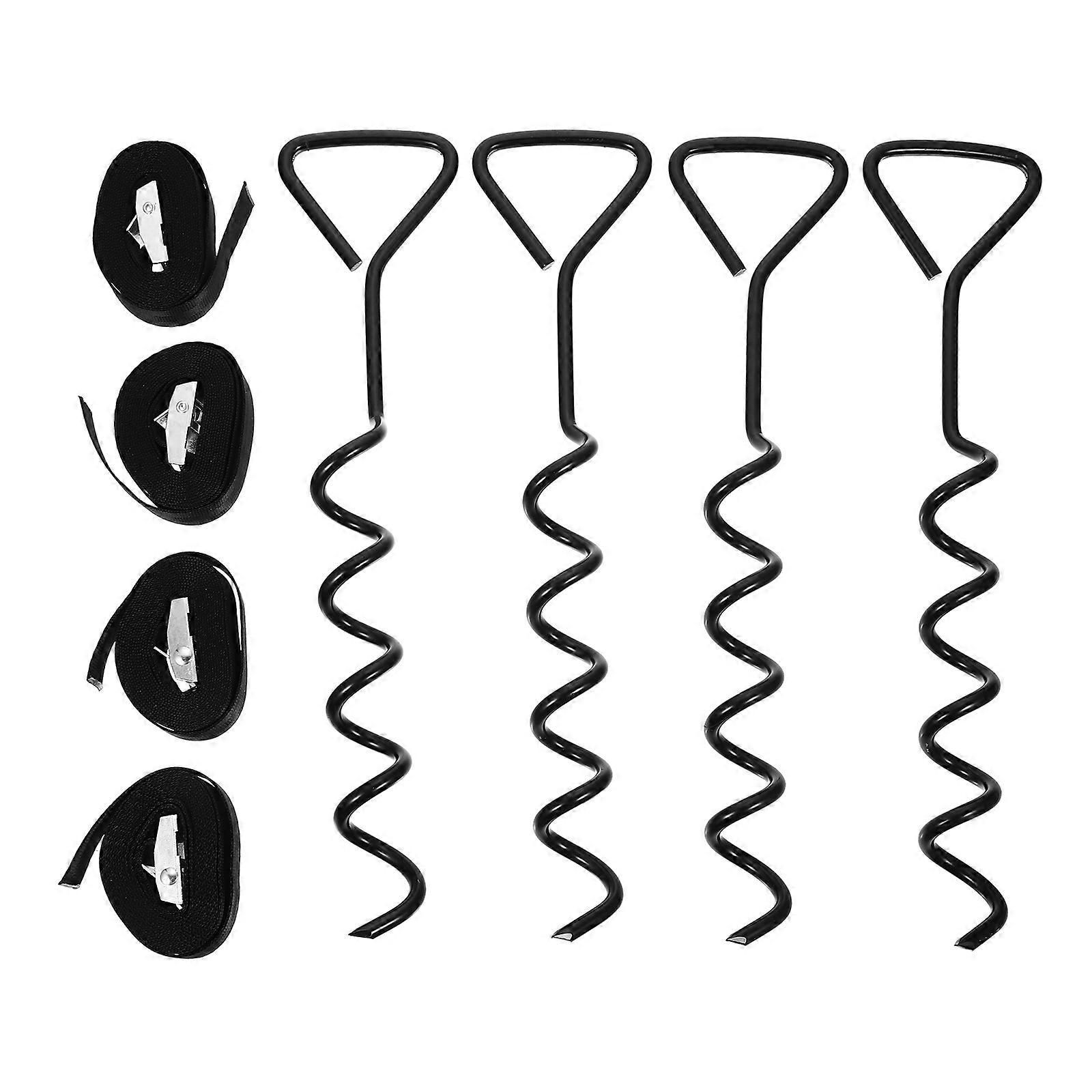 Trampoline Owners 1 Set Heavy Duty Trampoline Stakes Parts Ground Installation Windy Condition Stability