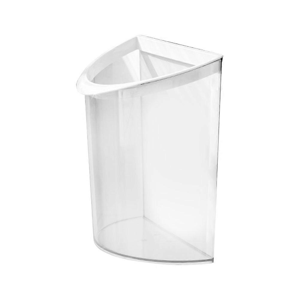 Under Cabinet Waste Bin For Shopping Mall Use Transparent 11.6×11.4×6.5in Creative And Modern Design Wall-Mounted 1Pack