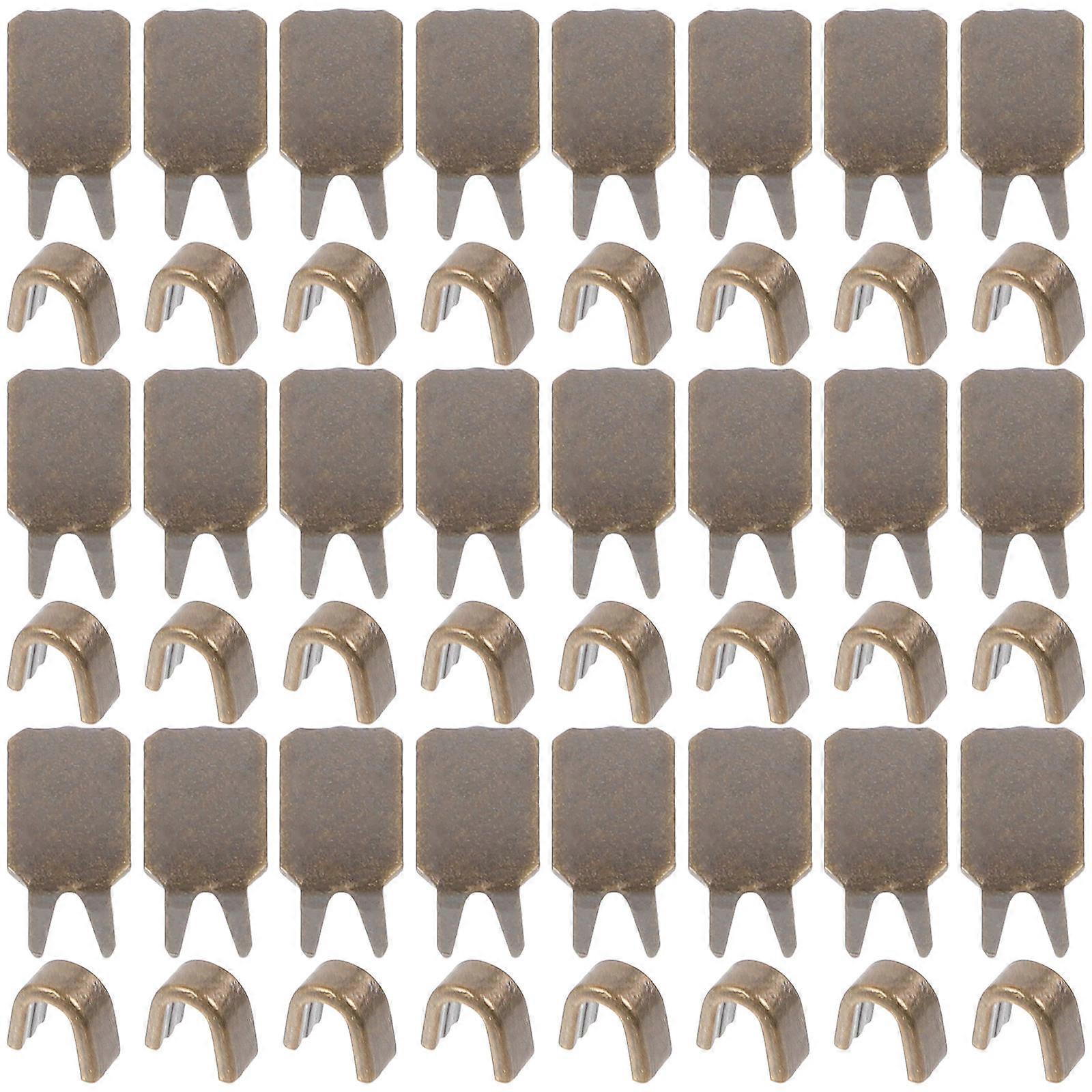 Zipper Repair Kit Zipper Bottom Stops Replacement 1Set Metal Durable Use