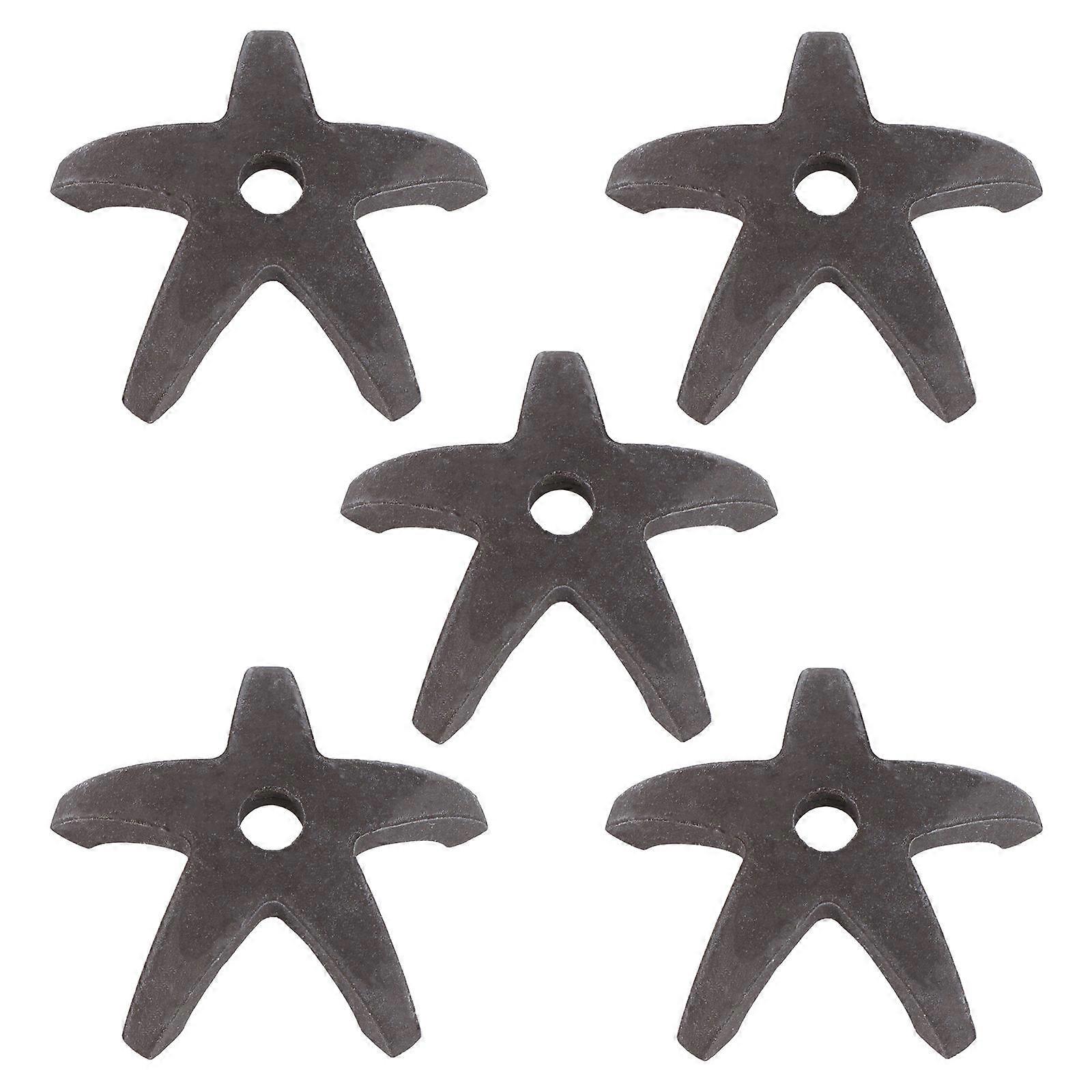 5PCS Brown Pottery Fish and Shrimp Hideout House for Decoration in Fish Tank