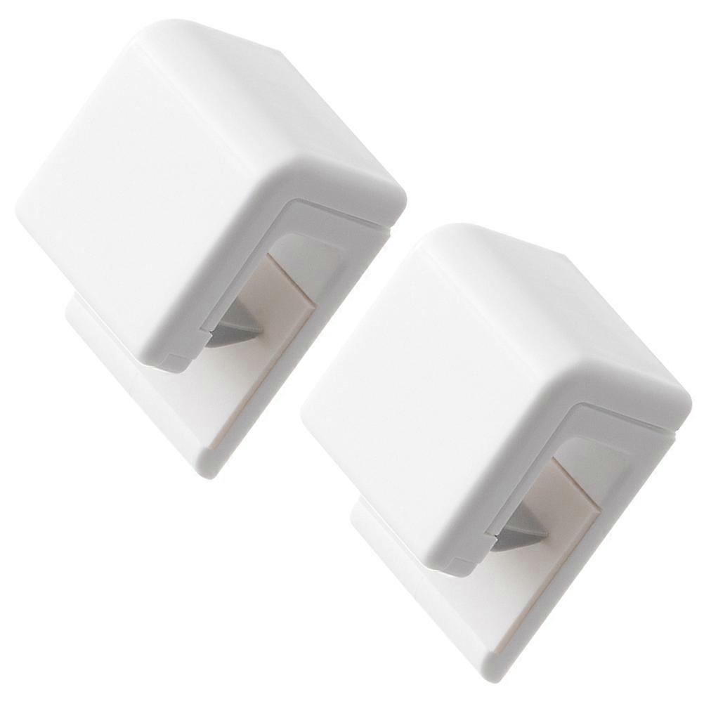 Toothpaste Hanger 2Pcs Rectangular Bathroom Accessories Self-Adhesive Clips For Bathroom Use
