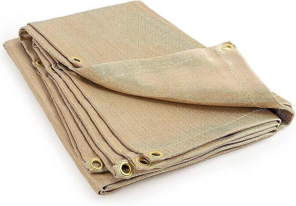 Flameresistant welding blanket – performance heat shield for welding and insulation (1.2X1.8M) 1.2X1.8M Beige