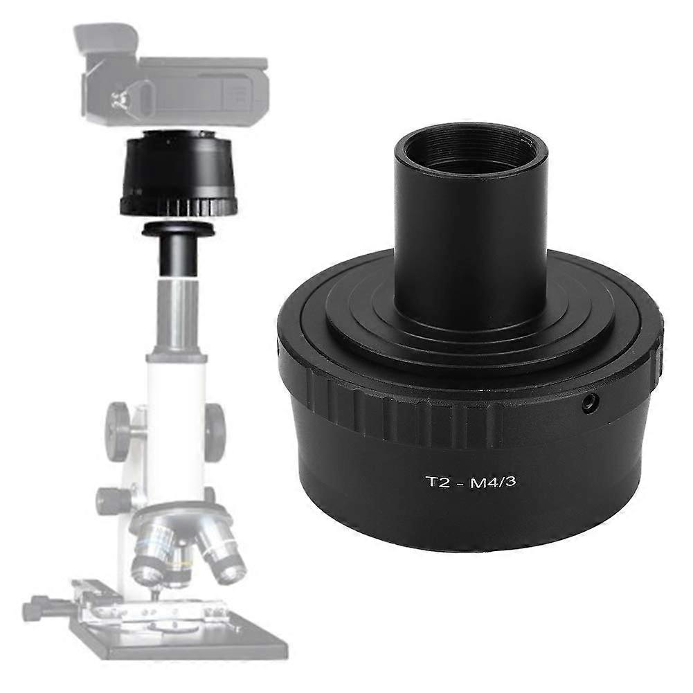 Microscope adapter, aluminum alloy, 23.2 mm, Tmount eyepieces, for M4/3 camera