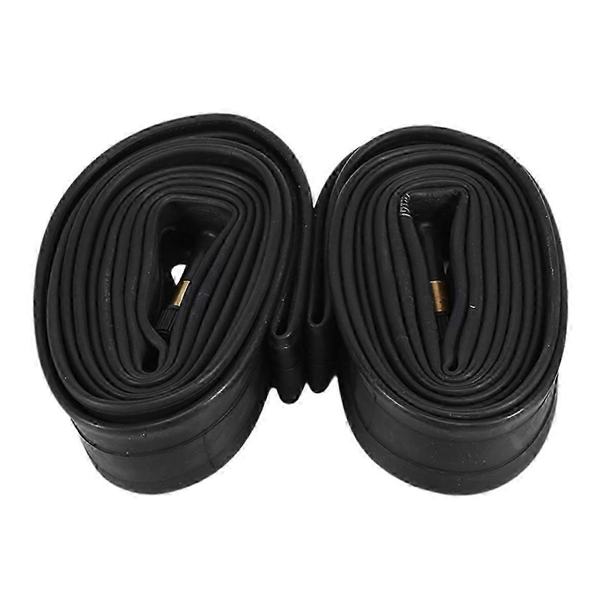 700X35C/38C/40C/43C Fahrradschlauch mit Schrader-Ventil 48mm, 2er-Pack Fahrradreifenschlauch für 700C Road B