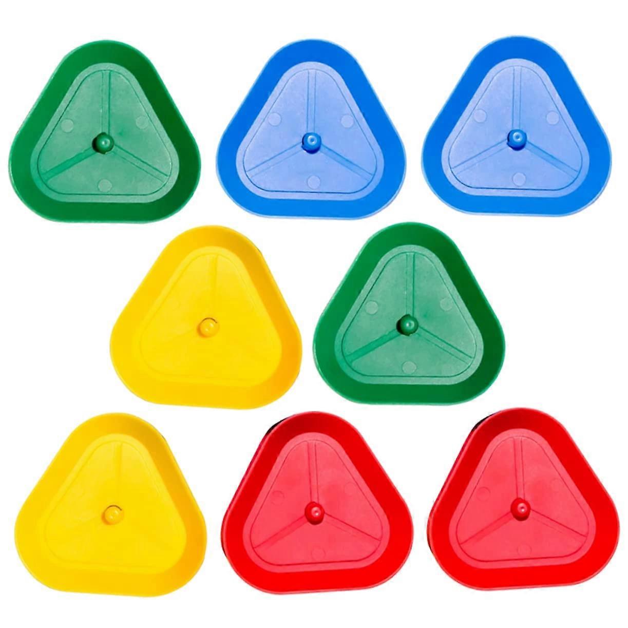 Triangular Card Game Holder 8-Piece Set, Reusable Card Stands, Ergonomic for Seniors and Arthritis, Hands-Free