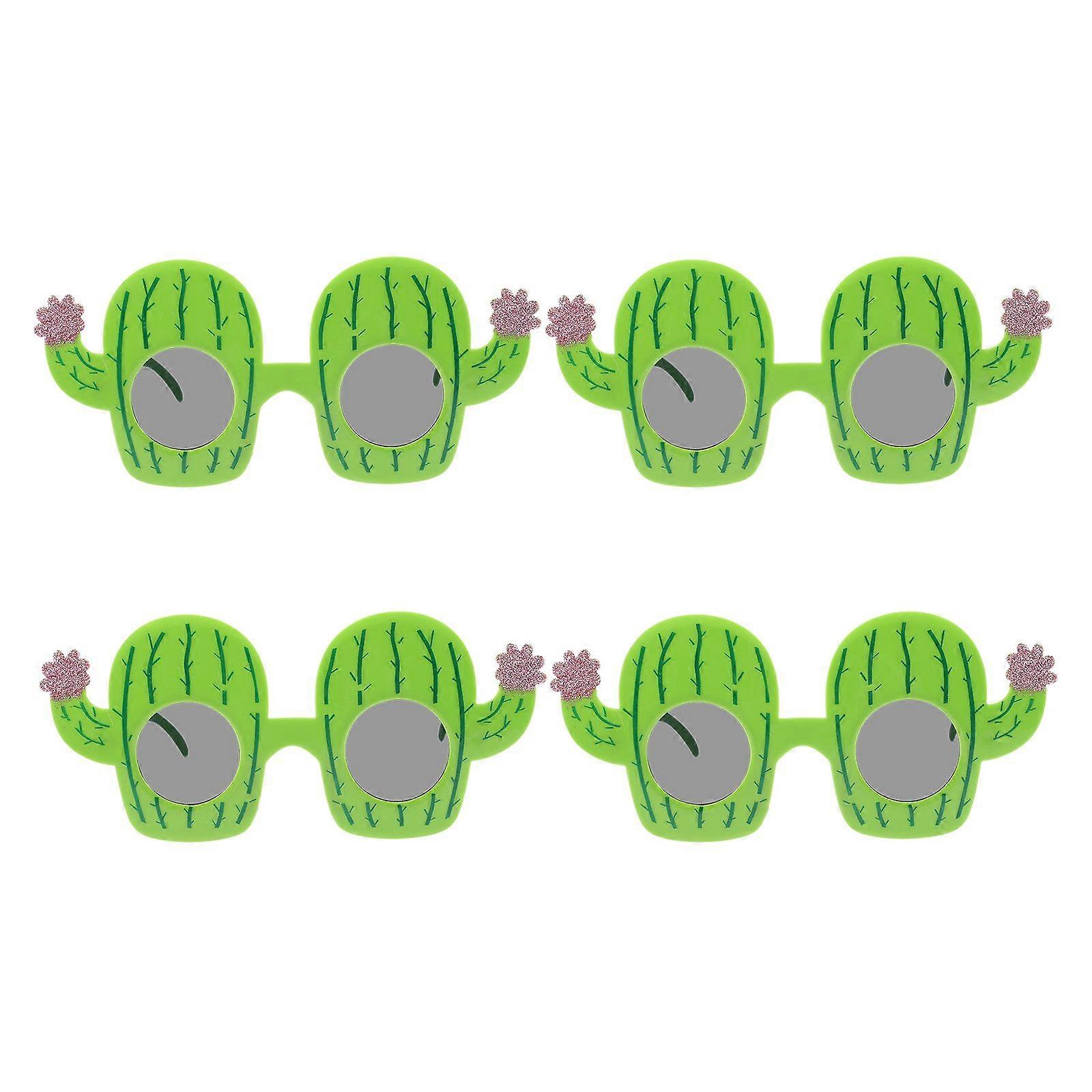 4pcs Party Eyeglasses Funny Party Glasses Creative Sunglasses Photo Props