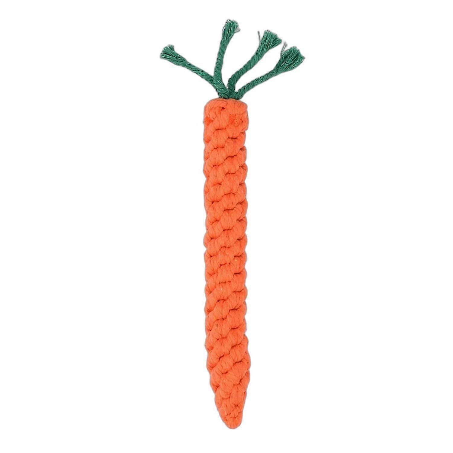 Dog Toys  Indestructible Chew Toy for Aggressive Chewers  Puppy Tug of War Rope  Orange 36cm