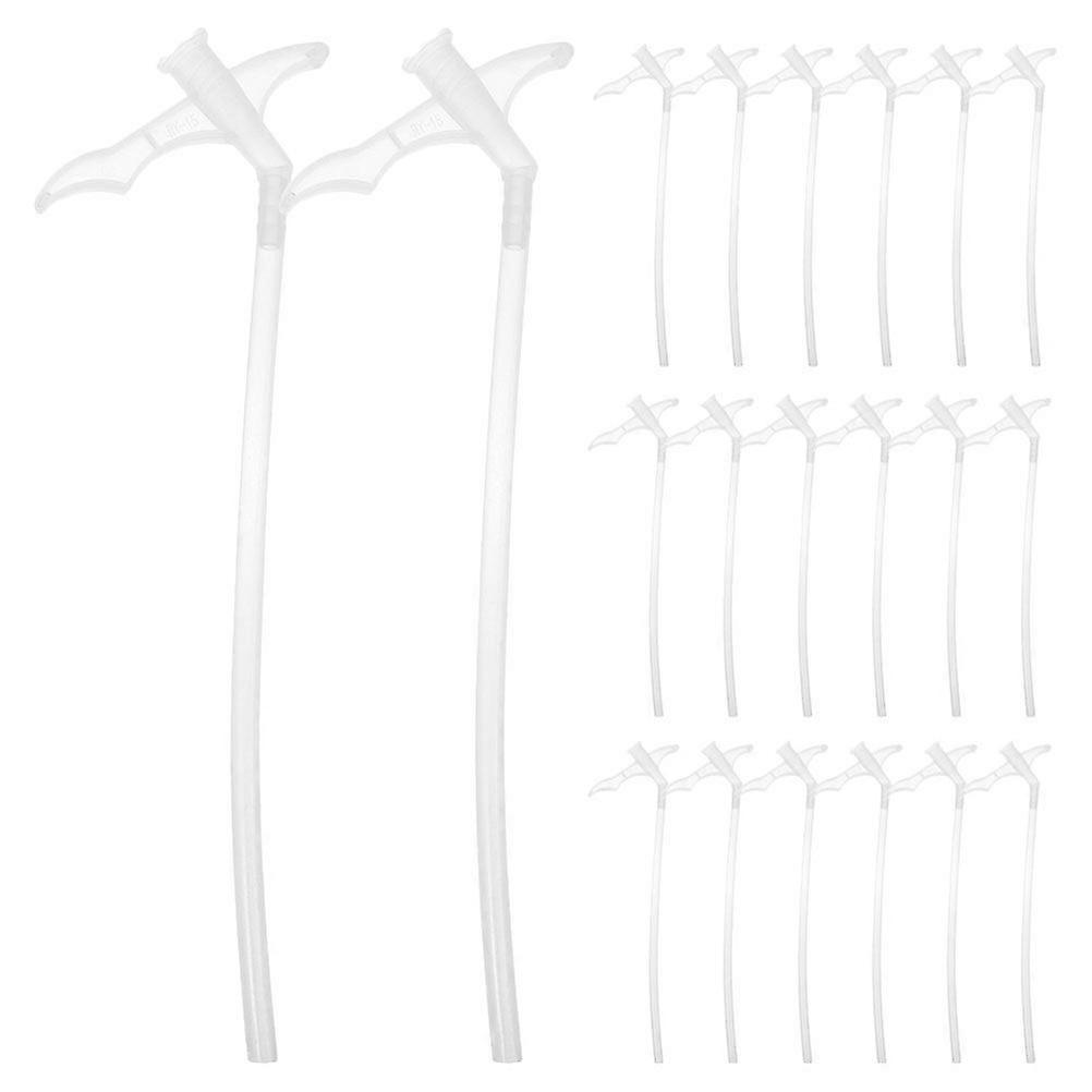 20pcs Plastic Foam Tubes Nozzle Tips Single-Use Caulking Tubes For Quick Gap Filling Refiller Tubes Reusable Caulk Tube Nozzle Tips