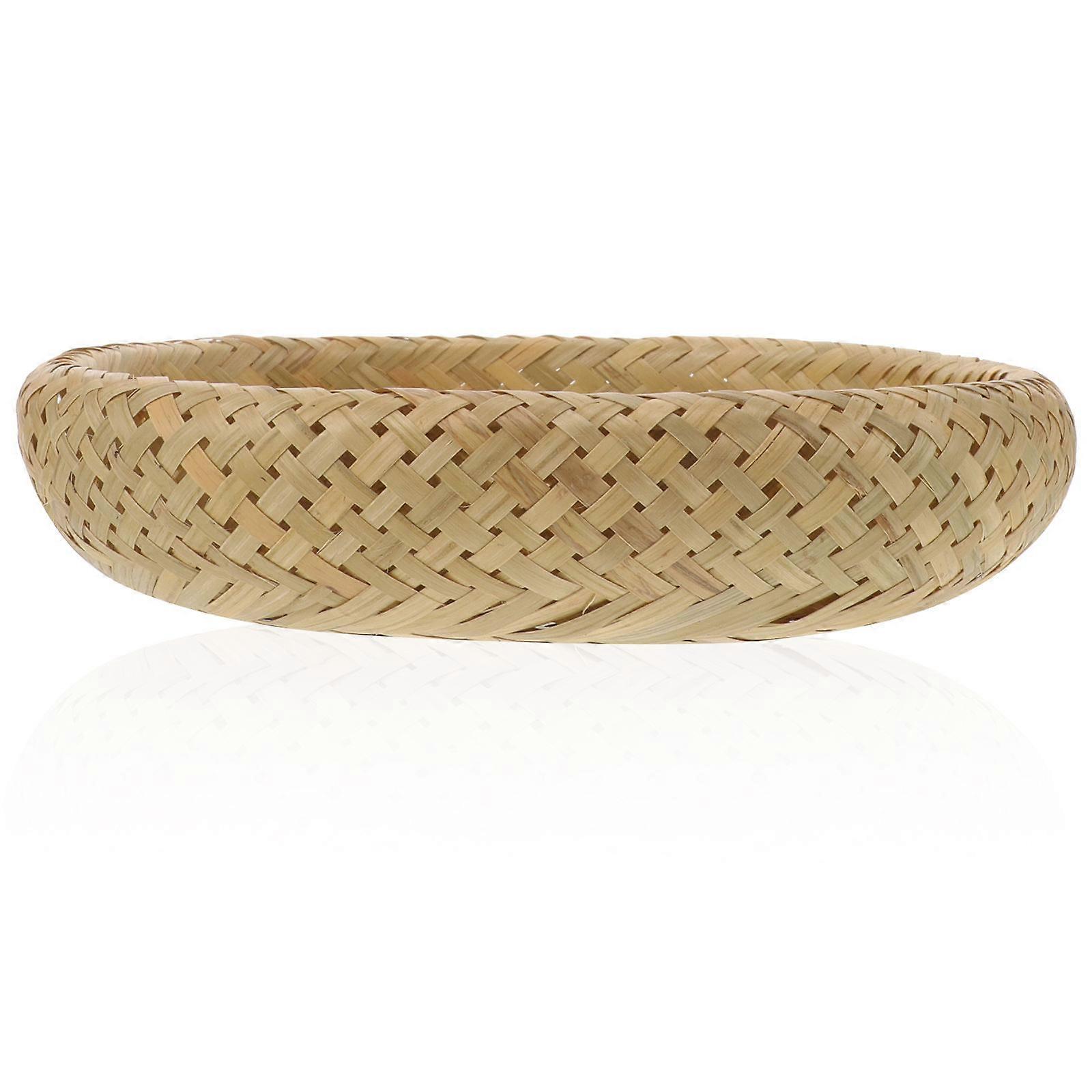 Bamboo Woven Bread Proofing Basket Kitchen Use Beige Bread Fermentation Baking Assistance 1Set