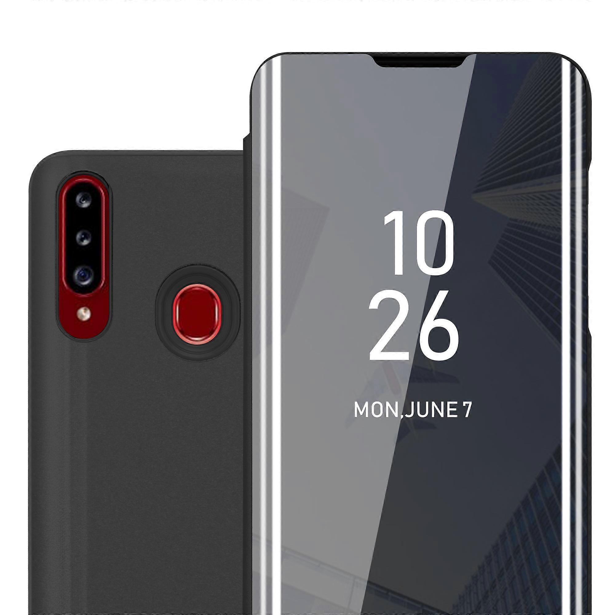 Samsung Galaxy A20s Protective Case - Smartview Design with Mirror