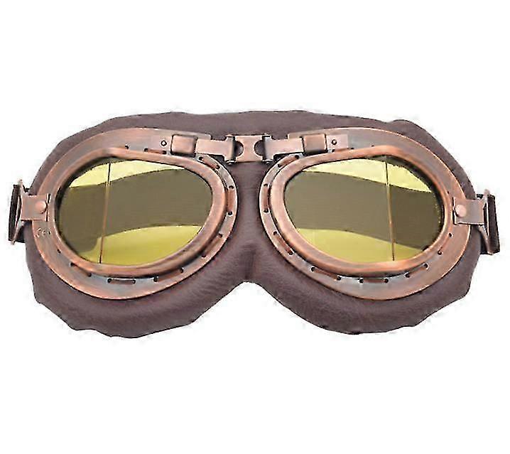 Motorcycle riding goggles retro classic glasses windshield