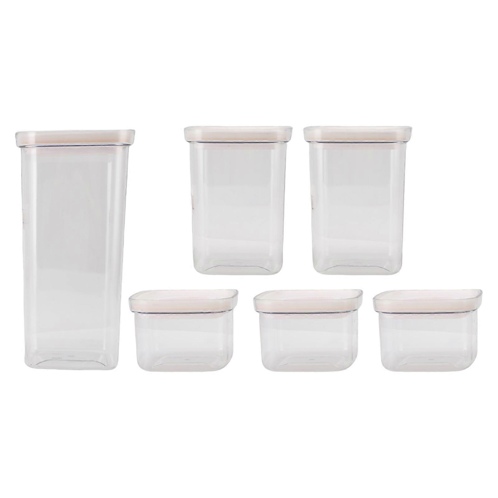 Storage Container Reusable Plastic Transparent Multipurpose Sealed Grain Can for Cereal Grains