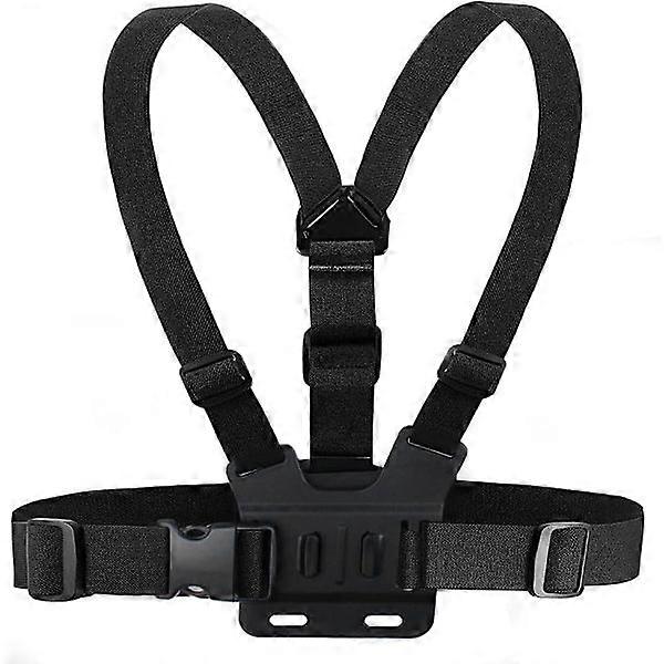 Chest Harness Adjustable Chest Mount Compatible with GoPro Hero and Action Sports Cameras