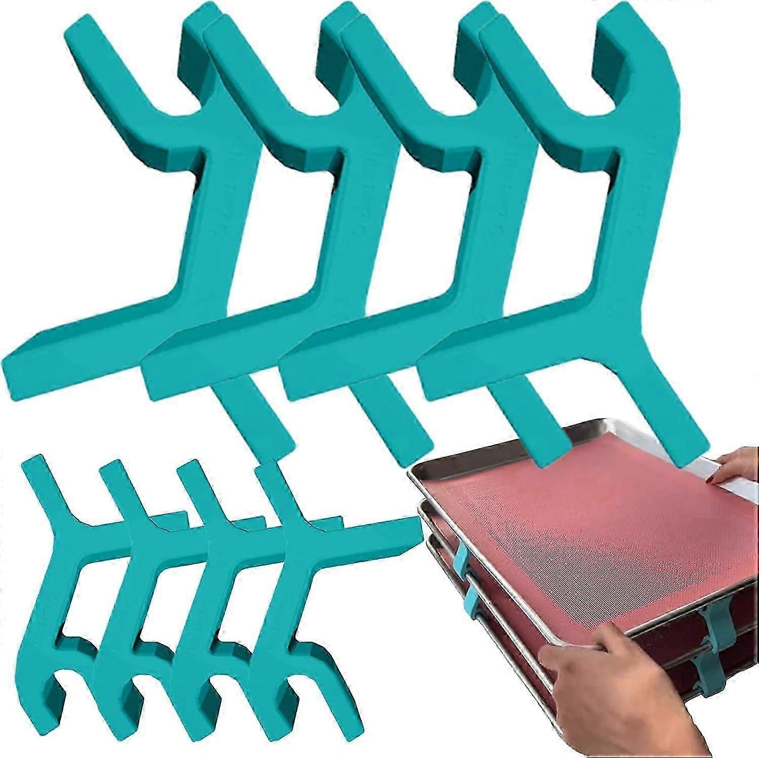 8 Tray Stackers Sets Cookie Baking Sheet Stackers Cookie Sheet Pan Stackers Space Saving Baking Accessories