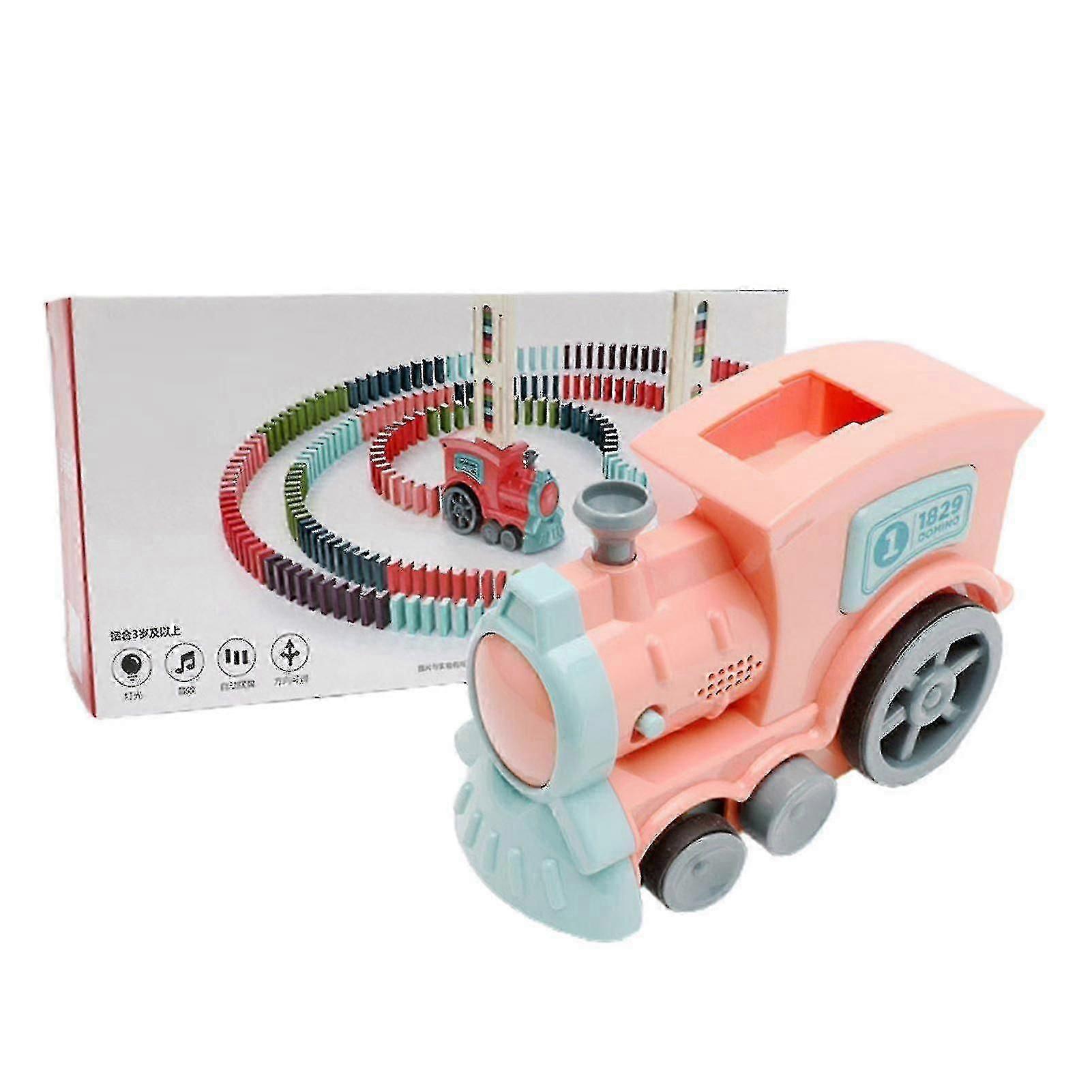 Domino Train Blocks Set Construction Et Empilage Jouet Creatives Jouets Domino Train Blocks Set Pour Adolescent