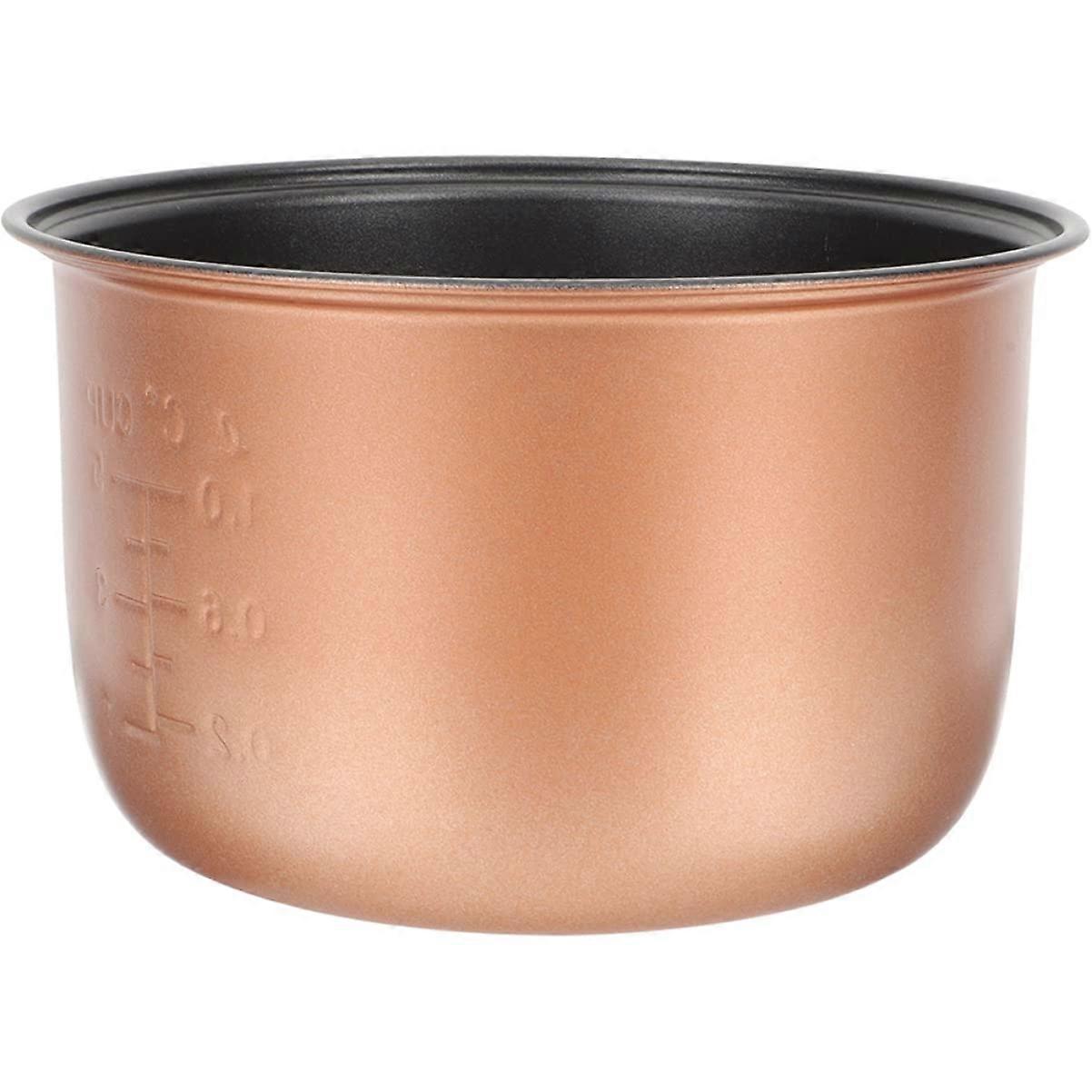 Rice Cooker Pot Replacement Inner Pot Aluminum Alloy NonStick, Compatible With Most Rice Cookers