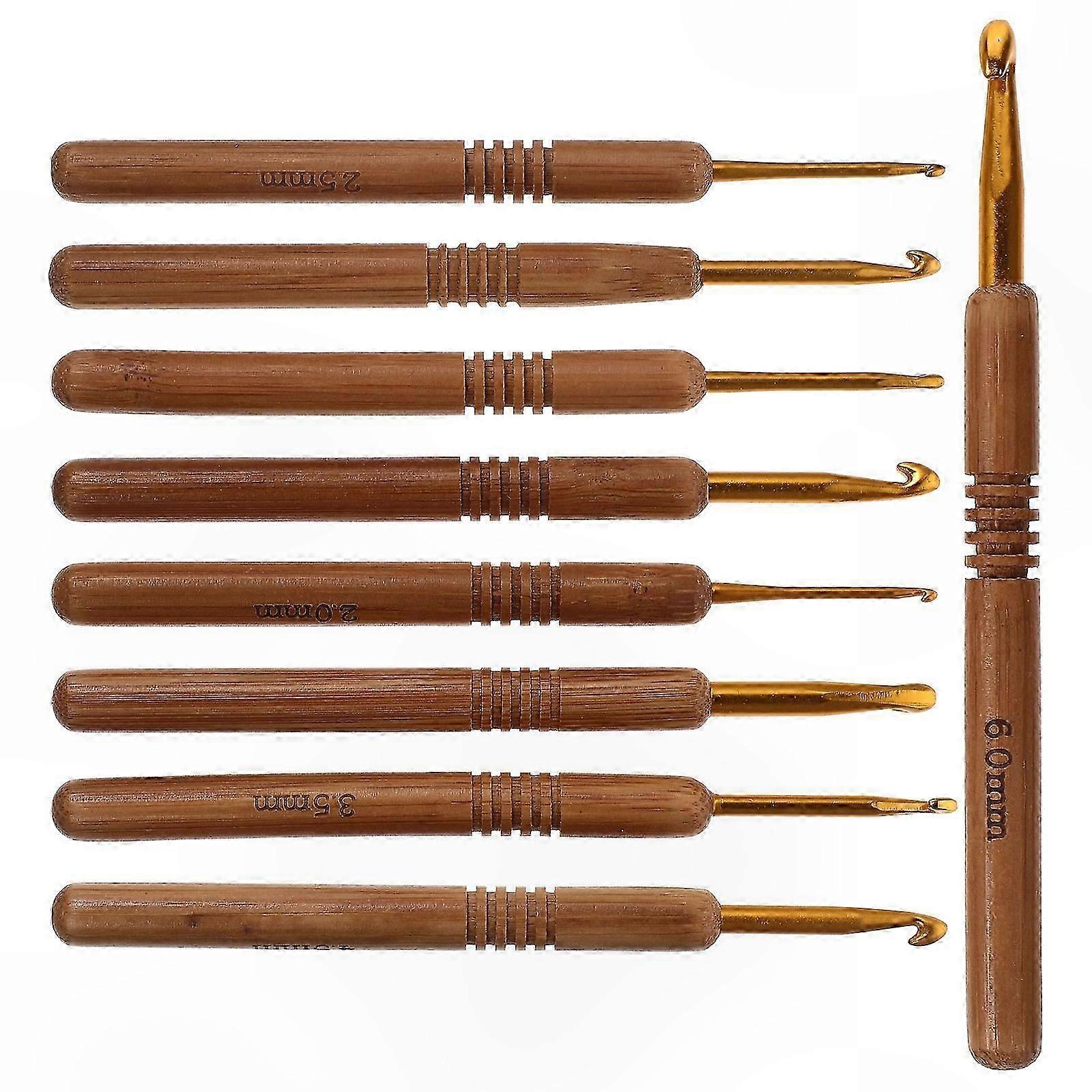9-Piece Crochet Hooks & Knitting Needles Set