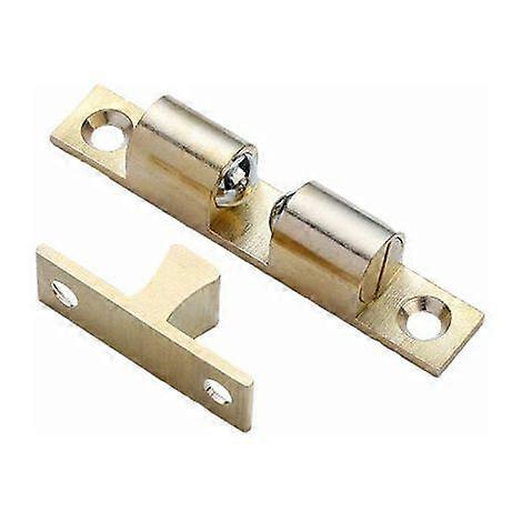 Copper Ball Catch Roller Latch Closure Double Ball Catch with Screws for Cabinet