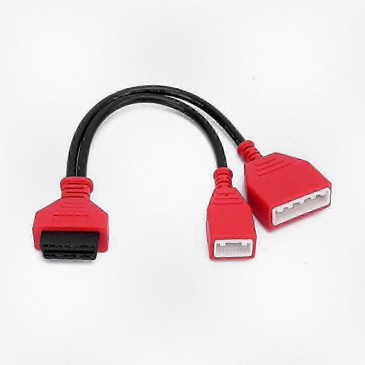 2025 OBD2 Car Diagnostic Cable, 16+32 Pin OBDII Scanner Adapter Auto Tool Compatible with Various Vehicles
