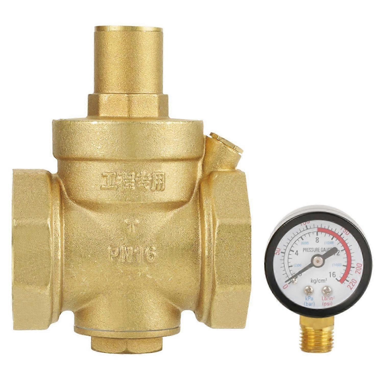 High quality DN50 brass pressure reducing valve adjustable table