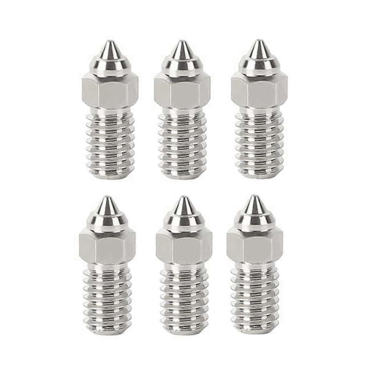 Für 3 V3 SE Extruder Düse Hochgeschwindigkeitsdüse, 3 Stück 0,4 mm Düse + 3 Stück 0,6 mm Düse, für 3 V3 SE Drucker