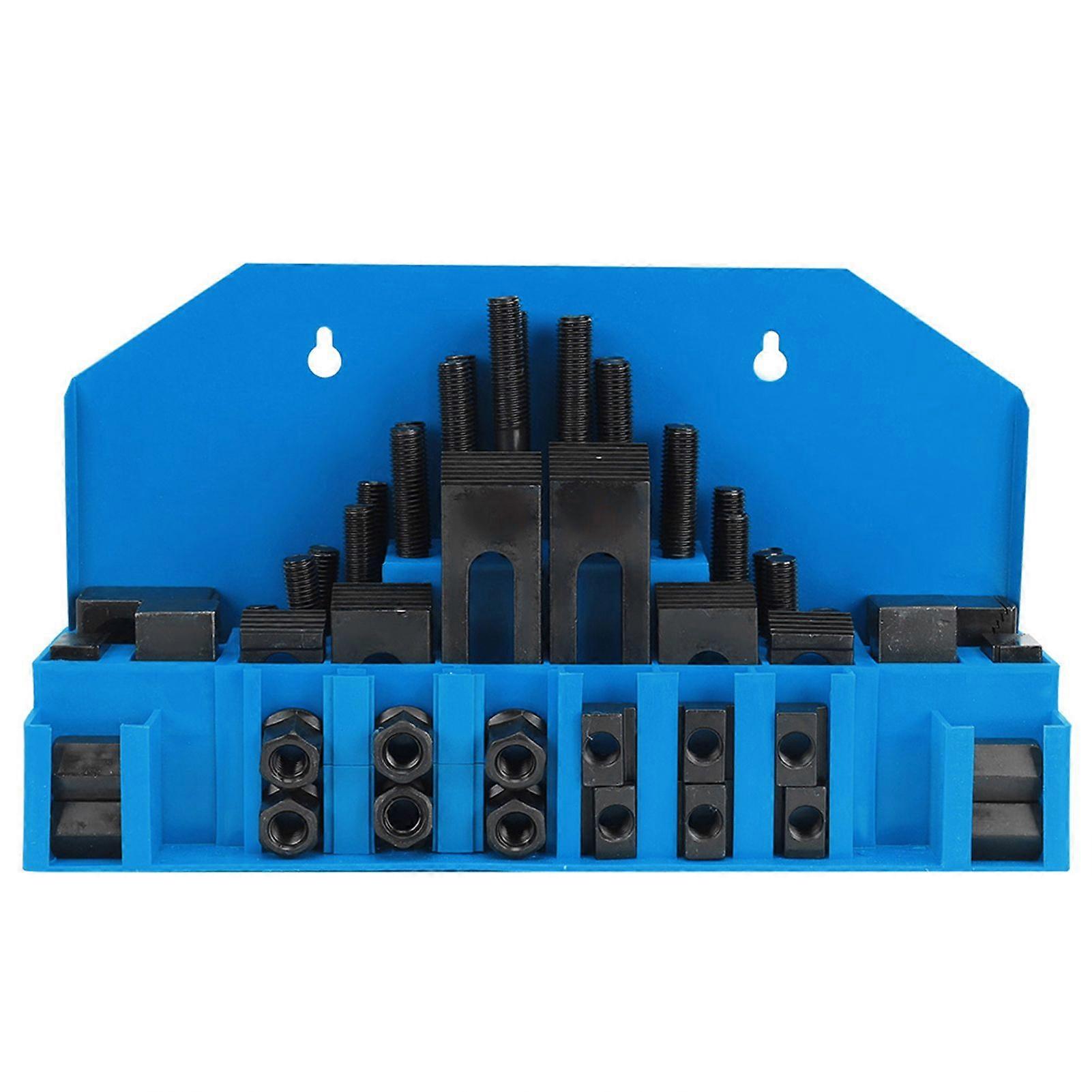 Kit morsetto con scanalatura a T da 58 pezzi Piastra pressa combinata temprata per fresatrice per tornio M12