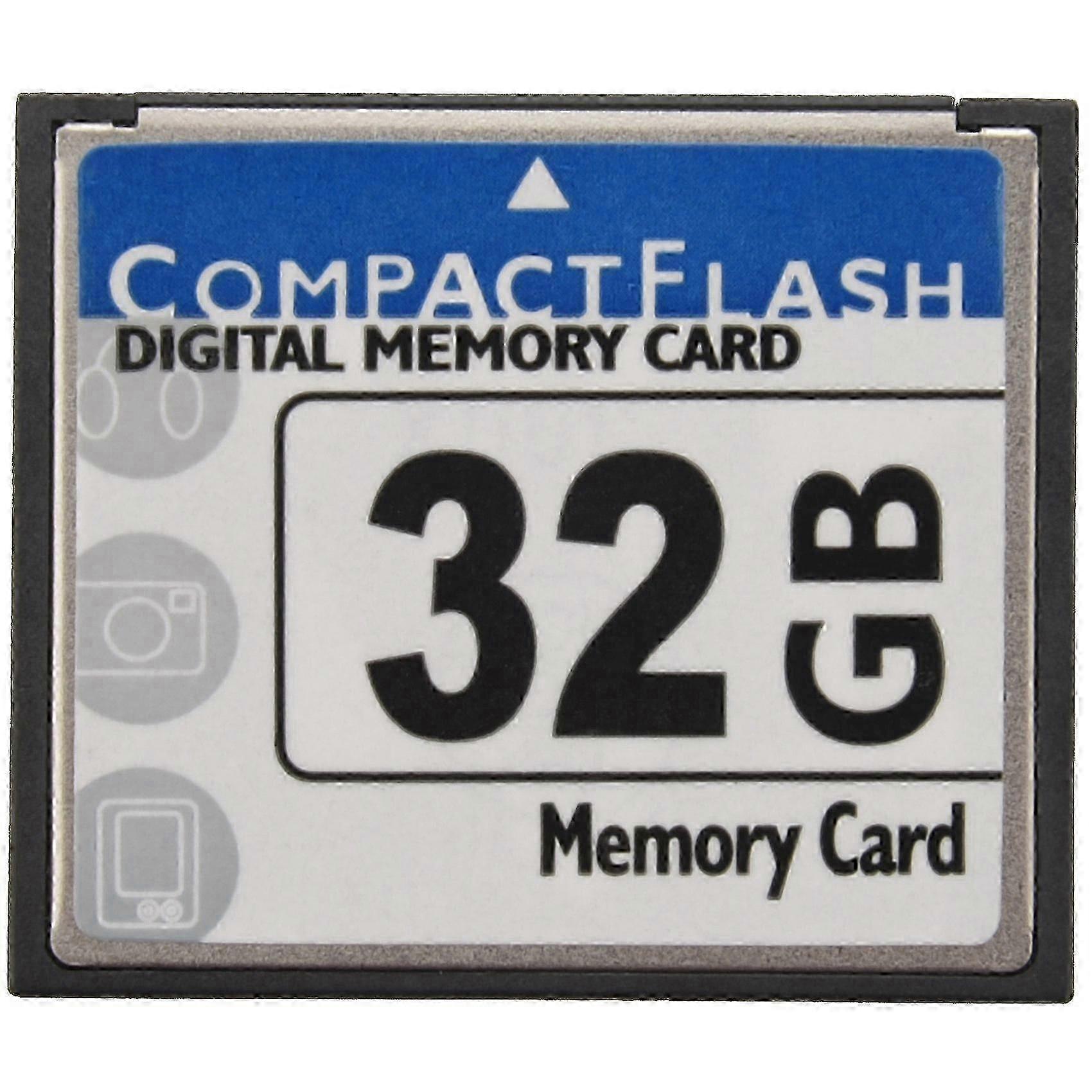 Carte mémoire Compact Flash de 32 Go (blanc et bleu)