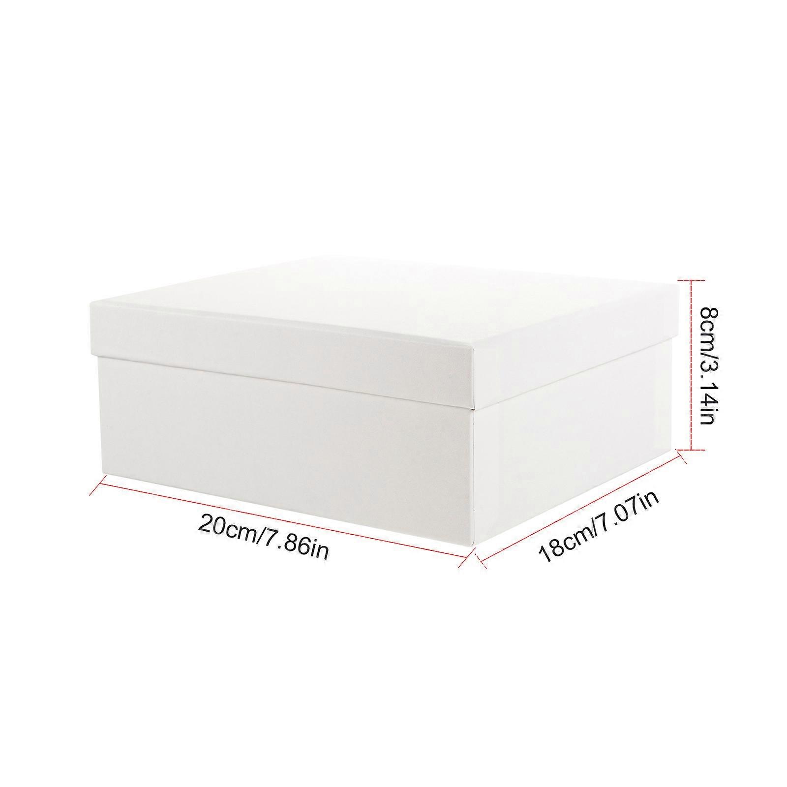 White Gift Box Paper Storage Box for Home 5Pcs Gift Wrapping Boxes