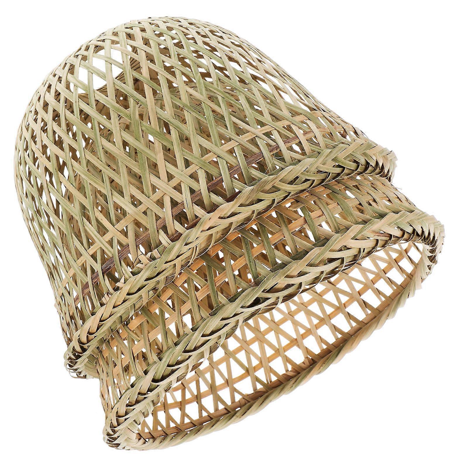 Woven Bamboo Lampshade Rustic Style Lamp Shade for Pendant Light 4Pcs