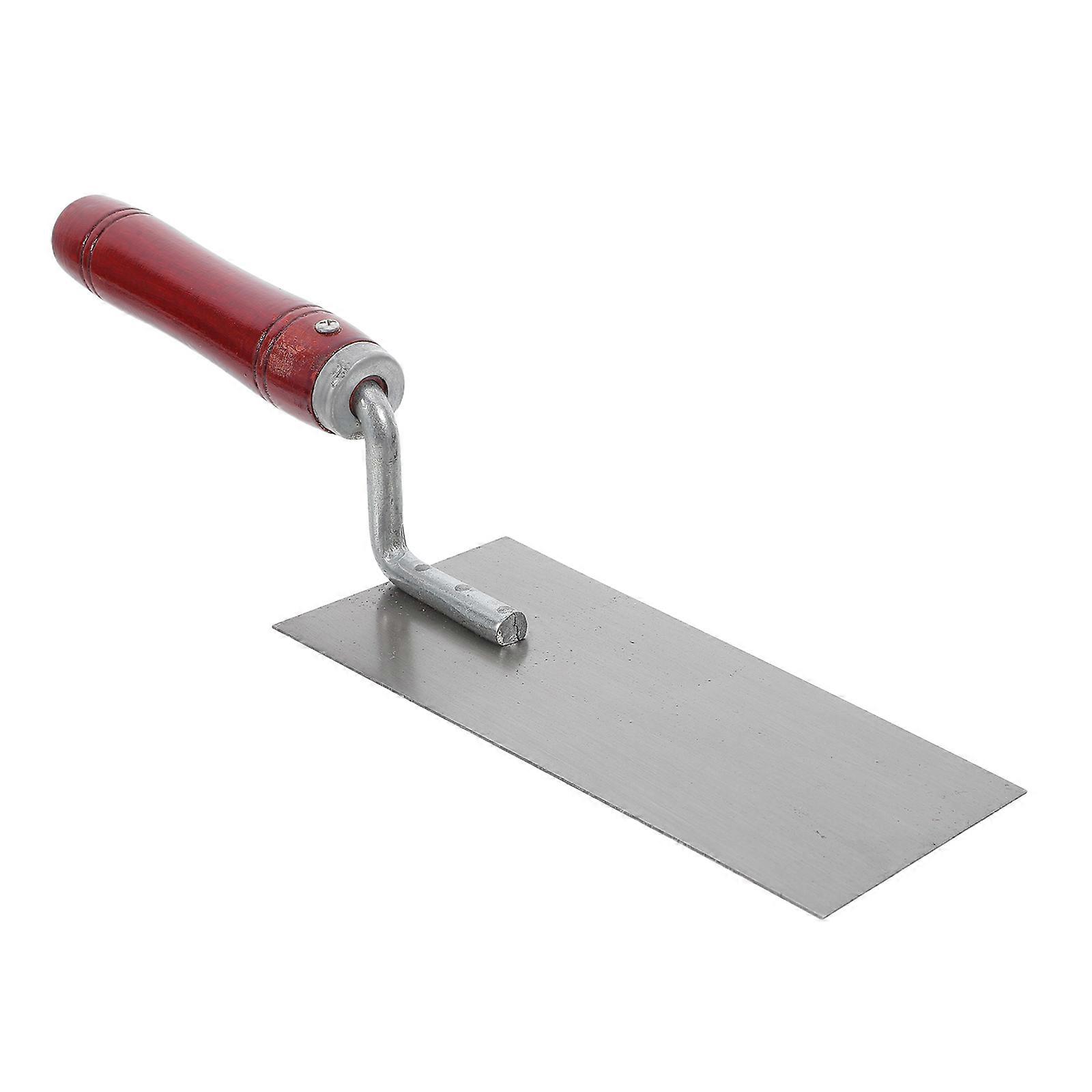 Masonry Hand Trowels Holder with Ergonomic Wood Grip for Plastering
