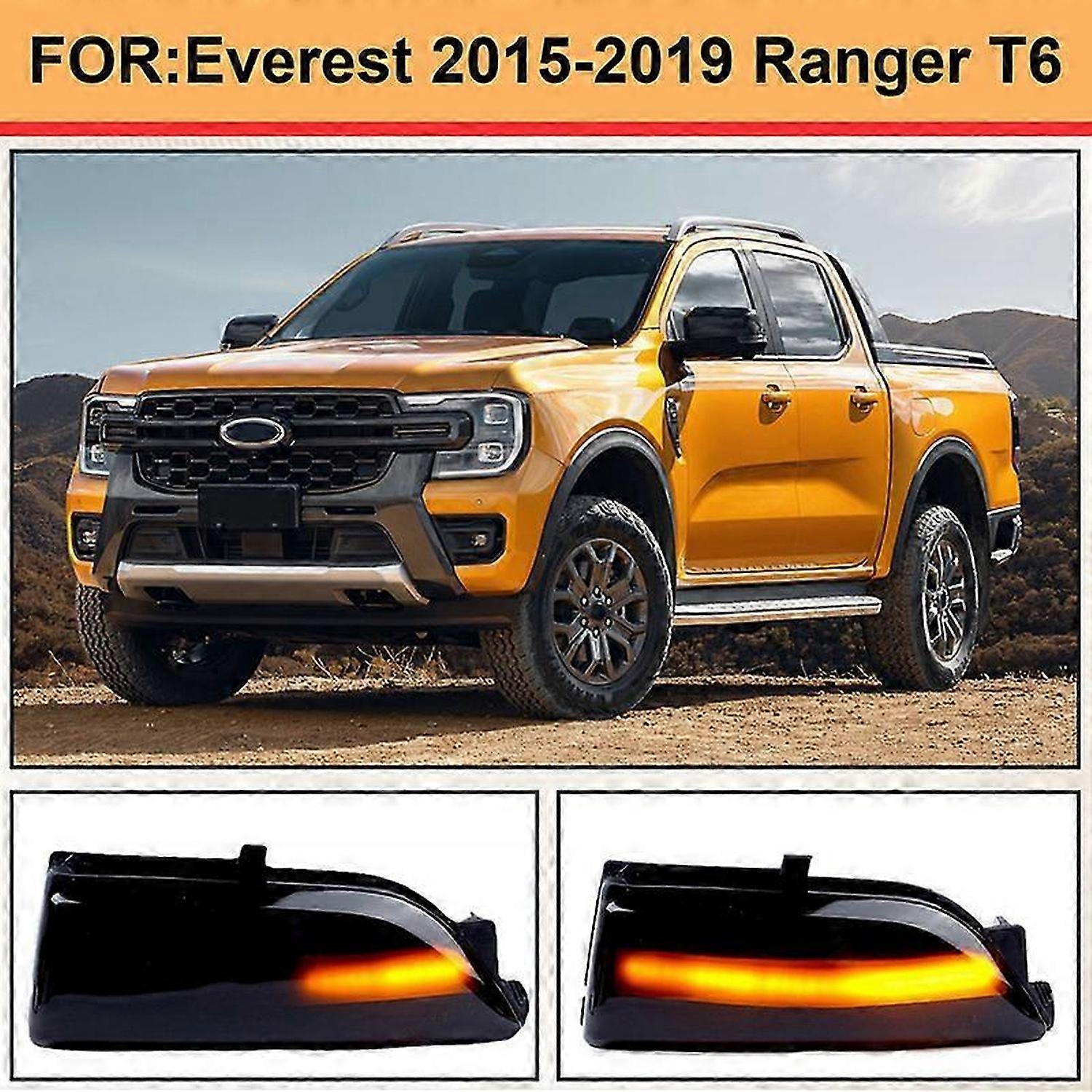 Car Dynamic LED Turn Signal Rearview Mirror Lights Blinker for Ford